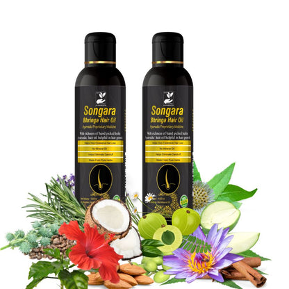 Songara Bhringa Ayurvedic Hair Oil to Promote Hair Growth (100 ml)