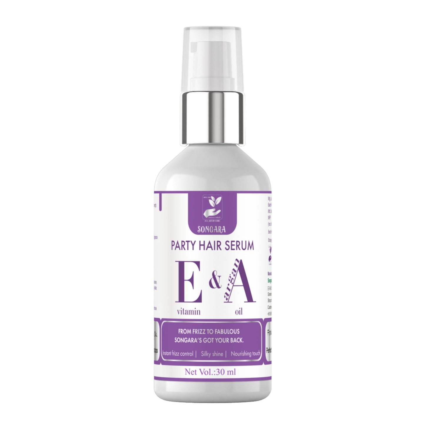 Songara Party Hair Serum – From Frizz to Fabulous (1 unit)