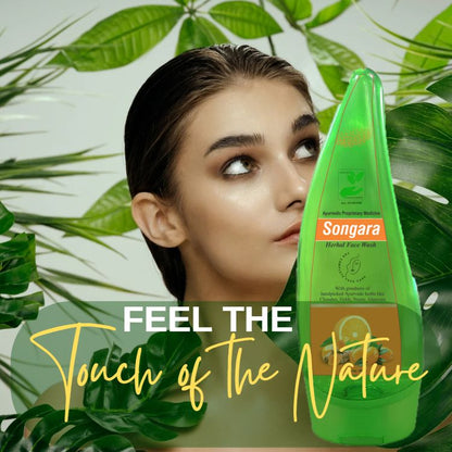Songara Ayurvedic Face Care Kit for pigmentation & glow: Face Serum (30 ml), Ayurvedic Face Pack (50 gm) Yuvano Herbal Cream (50 gm) & Herbal Face Wash (100 ml) for Healthy, Glowing, Radiant Skin