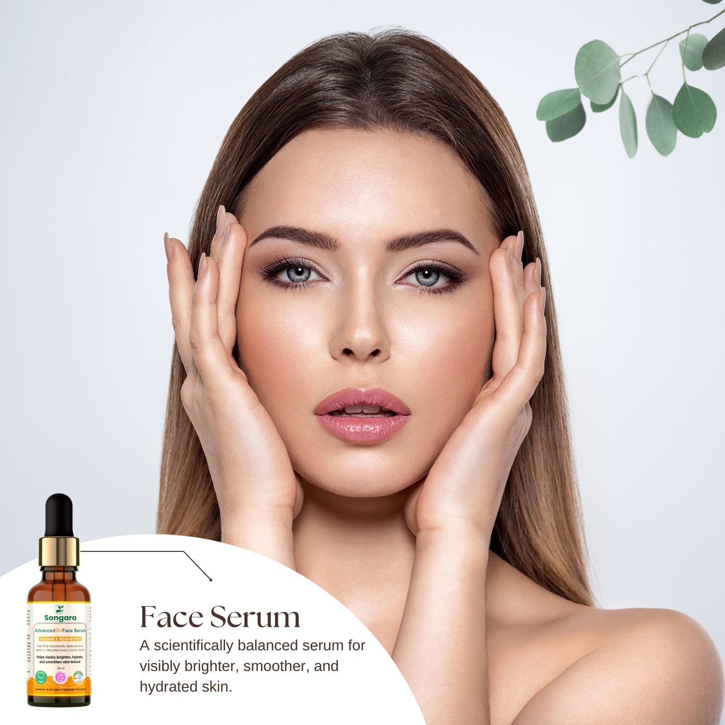Songara Advanced Plus Face Serum  Glow. Hydrate. Refine. Naturally