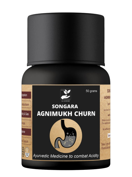 Songara Agnimukh Churn for Acidity - Songara All Ayurvedic